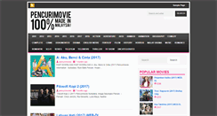 Desktop Screenshot of pencurimovies.net
